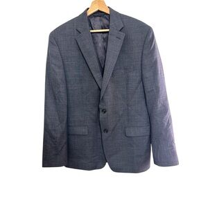 Lauren Ralph Lauren Men’s 100% Wool ‎ Charcoal Gray Two Button Blazer Size 40R